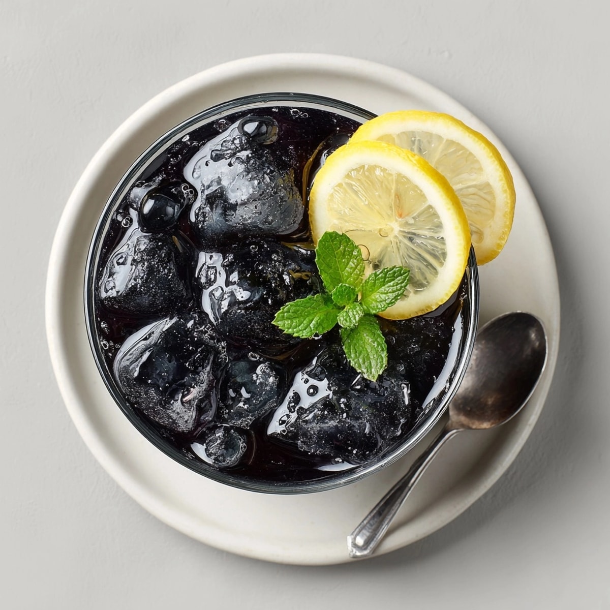 Easy-to-make Charcoal Lemonade: activated charcoal gives a striking color to this sweet-tart summertime drink.
