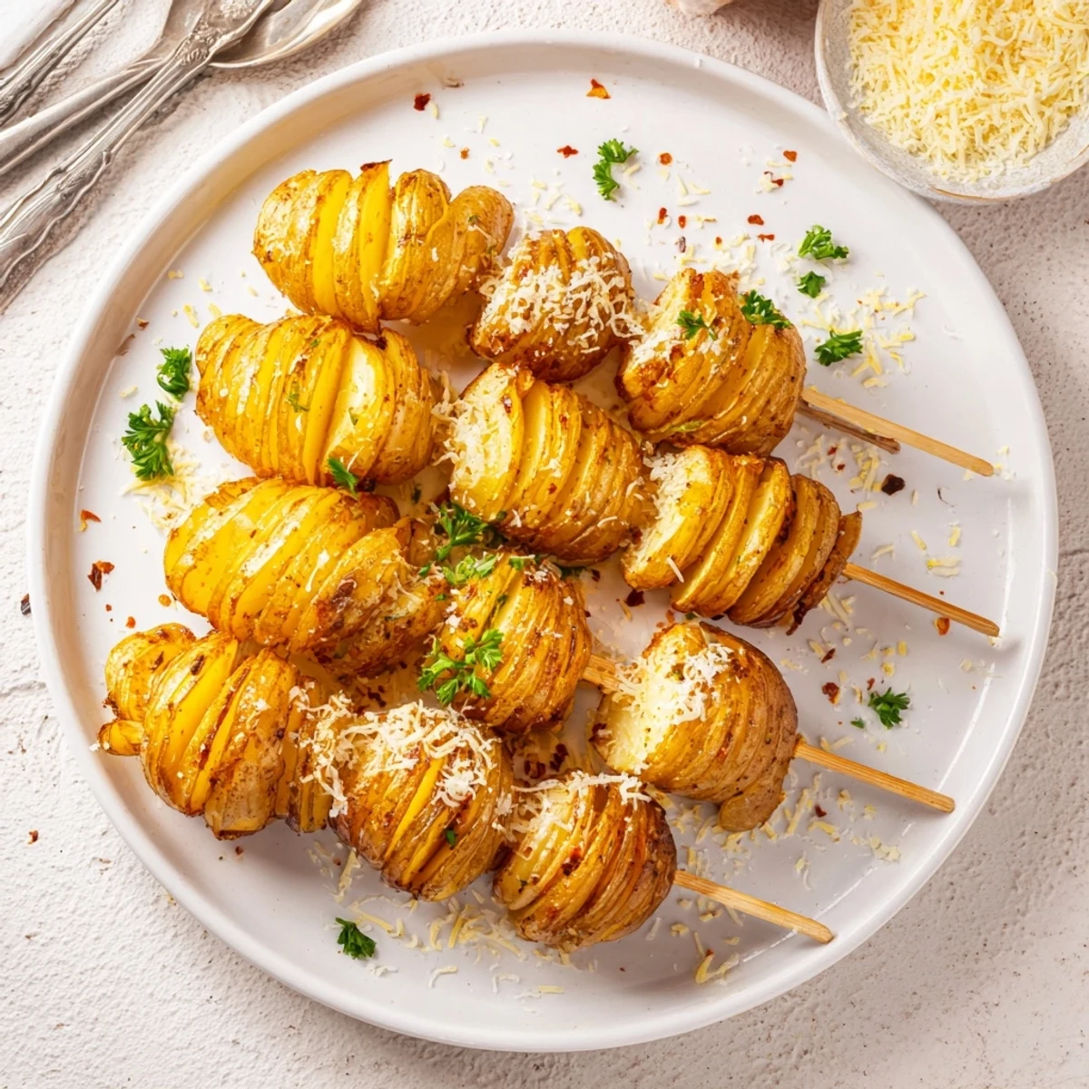 Deliciously seasoned air-fried tornado potatoes, ideal for parties or family gatherings.
