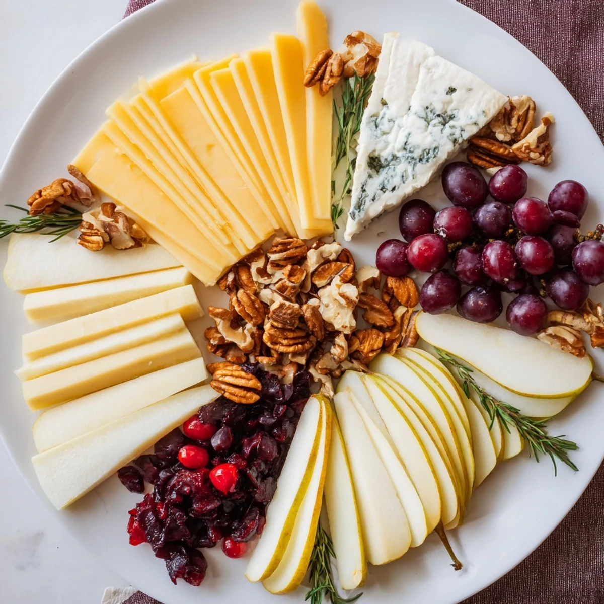 A colorful, enticing Seasonal Winter Cabin Cheese Display, perfect for festive gatherings and cozy moments.