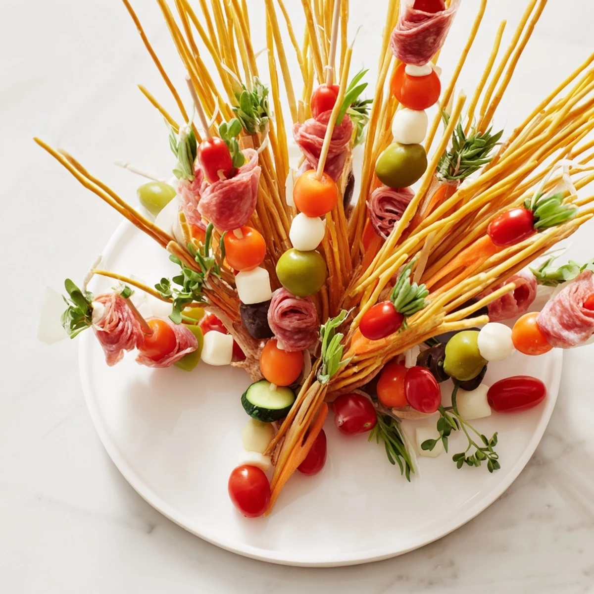 Imagine the Fractal Tree Branching Bread Centerpiece, a visually stunning appetizer ready for serving to guests.