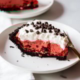 Red Velvet Cookie Dough Pie