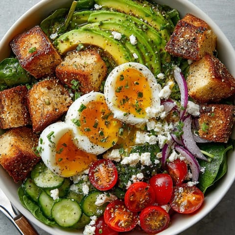 Breakfast-ready Western Fresh Avocado Toast Bowl featuring creamy avocado, crunchy bagel seasoning, and lemon wedges.