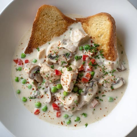 Chicken à la King Toast