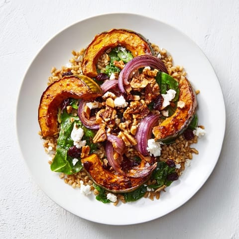 Farro Mustard Green Salad