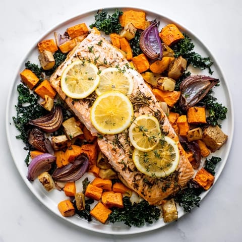 Sheet Pan Salmon with Vegetables