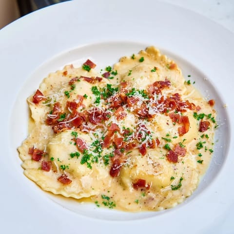 Olive Garden Ravioli Carbonara