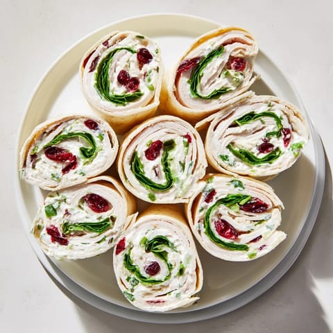 Simplified Turkey Cranberry Pinwheels