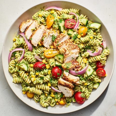 Peruvian Aji Verde Chicken Pasta