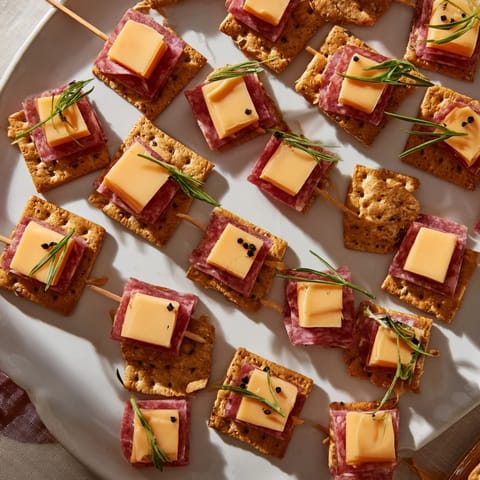 Layered Urban Skyline Platter