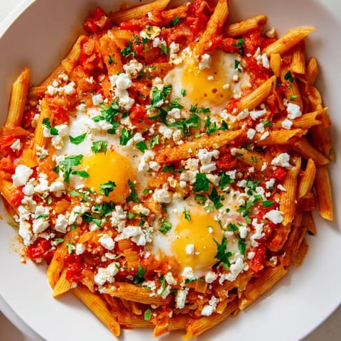 Quick Shakshuka Pasta