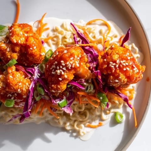 Buffalo Cauliflower Ramen Bowl