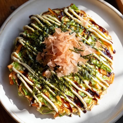 Savory Japanese Cabbage Pancakes