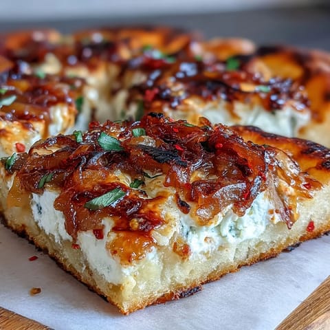 Goat Cheese Caramelized Onion