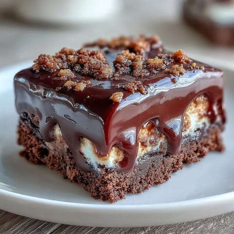 Crisp apple slices dipped in melted chocolate, topped with graham cracker crumbs and gooey marshmallow for a fun s'mores twist.