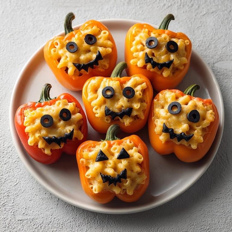 Enjoy the festive, cheesy fun of Halloween Orange Mac and Cheese Bowls, loaded with flavor and served warm.