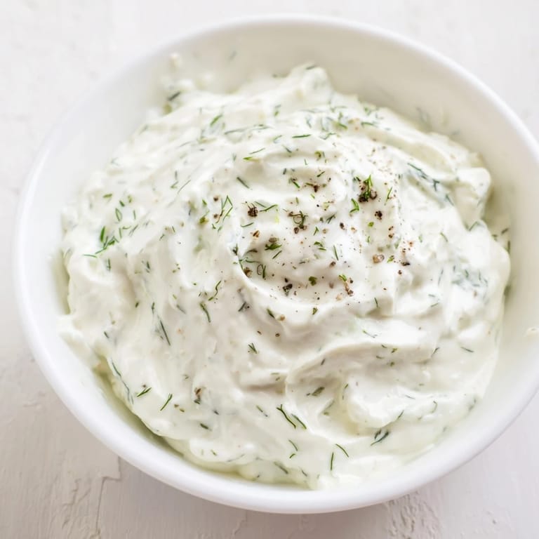 Cool, vibrant Greek Yogurt Herb Dip—a light and healthful appetizer, perfect for any gathering's fresh flavors.