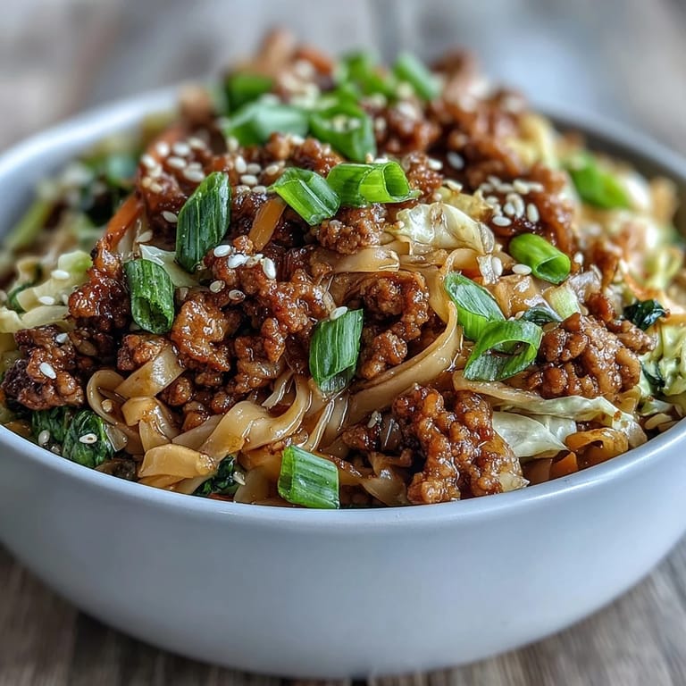 Family-style serving of Potsticker Noodle Bowls garnished with lime wedges and cilantro for a flavorful dinner.