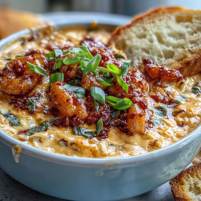 Southern-style crawfish dip featuring tender crawfish tails, tangy cream cheese, and bold Cajun seasonings.  